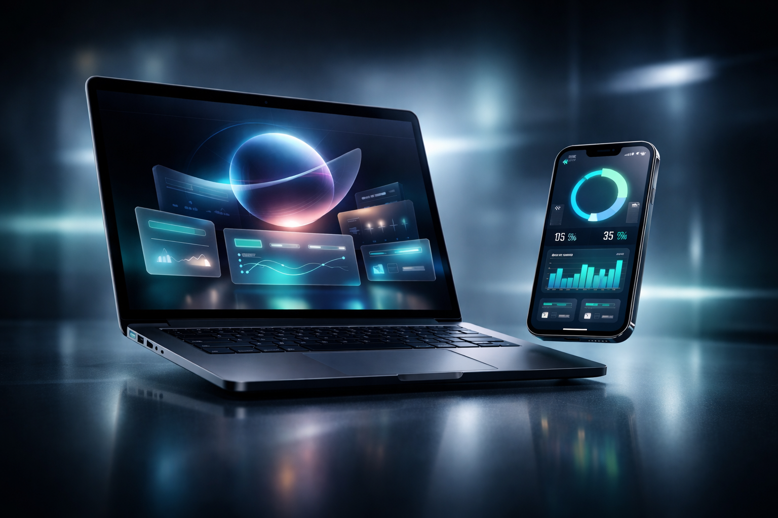 Laptop & Mobile Mockup